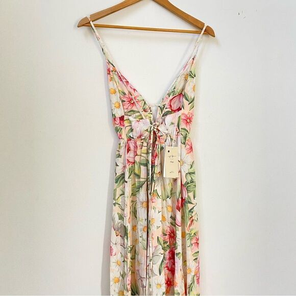 NWT Maaji Summer Long Deep V Dress Size 6-8 - Picture 8 of 8